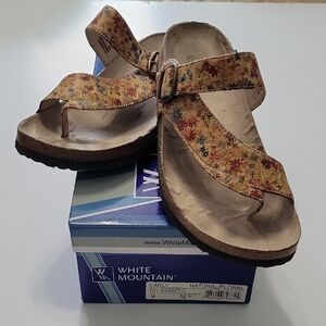 White Mountain Carly Sandals. Size 9M